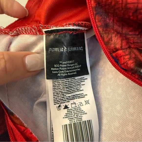 Red Power Ranger Muscle costume - Picture 6 of 16